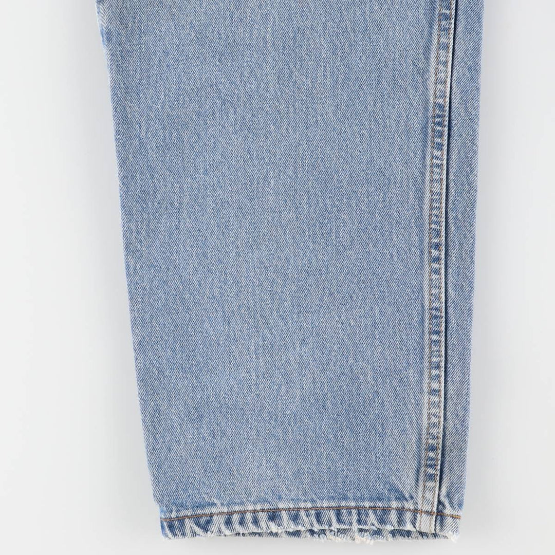 00'S Levi's 550 Relaxed Fit Tapered Denim Pants for Men, W35 cotton Blue type light blue Vintage Second Hand