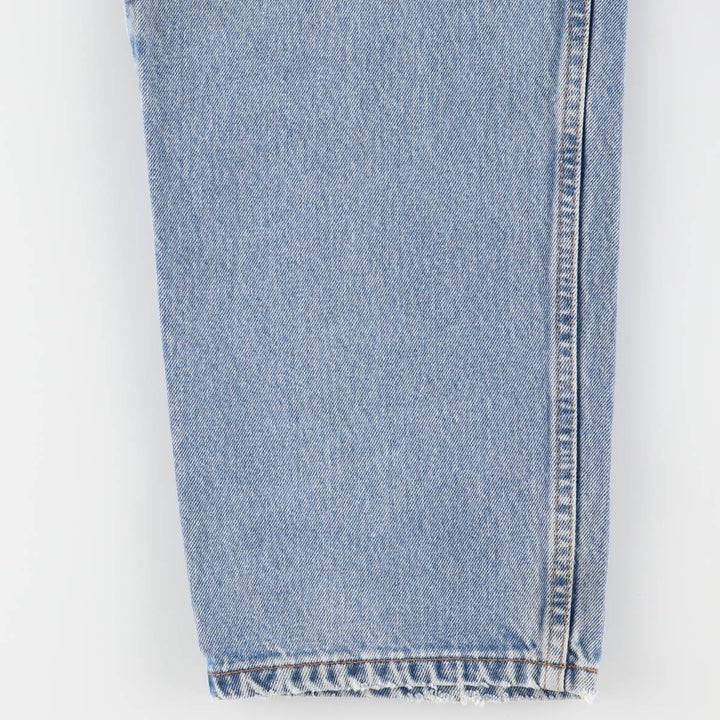 00'S Levi's 550 Relaxed Fit Tapered Denim Pants for Men, W35 cotton Blue type light blue Vintage Second Hand