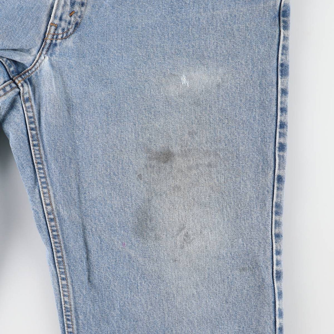 00'S Levi's 550 Relaxed Fit Tapered Denim Pants for Men, W35 cotton Blue type light blue Vintage Second Hand