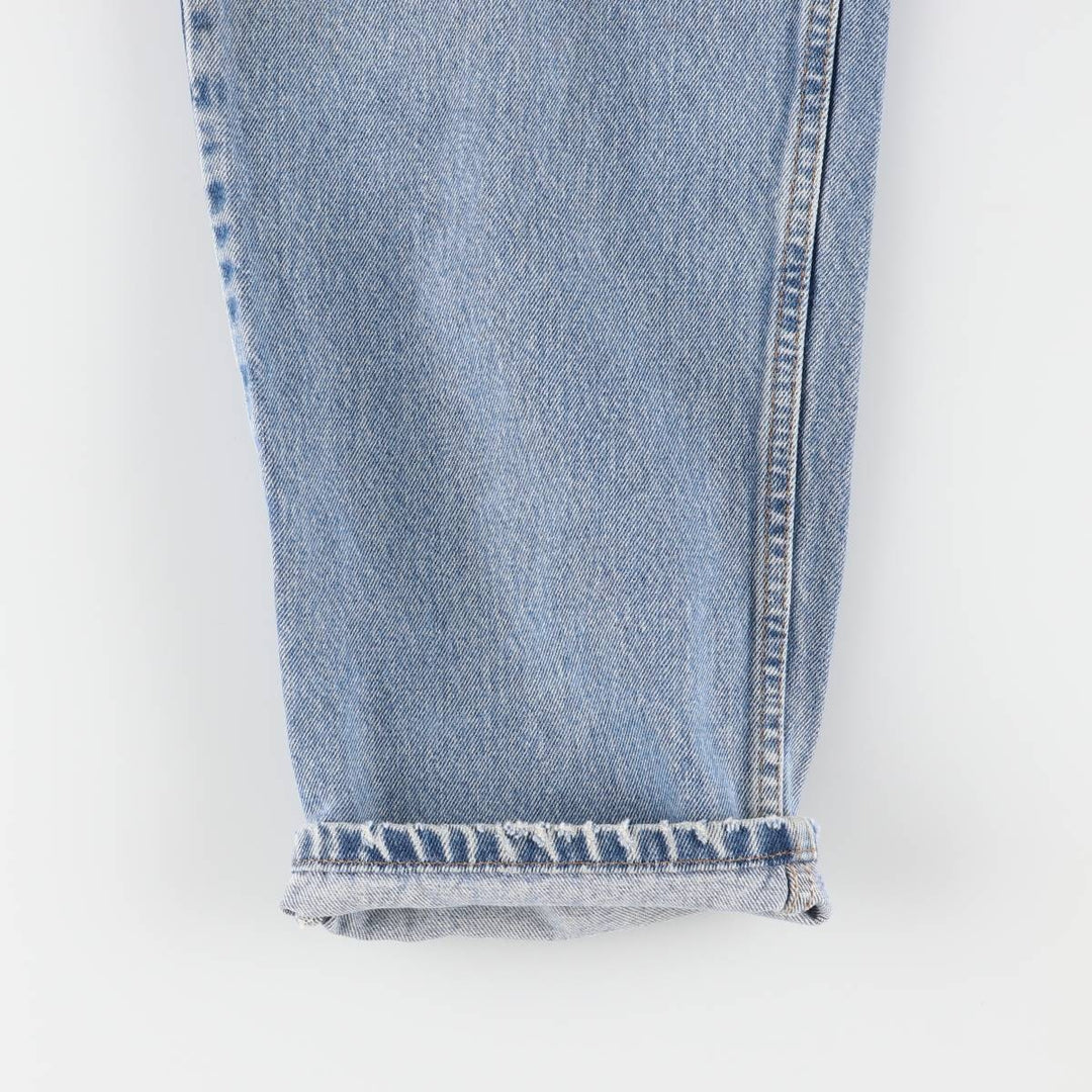 00'S Levi's 550 Relaxed Fit Tapered Denim Pants for Men, W35 cotton Blue type light blue Vintage Second Hand