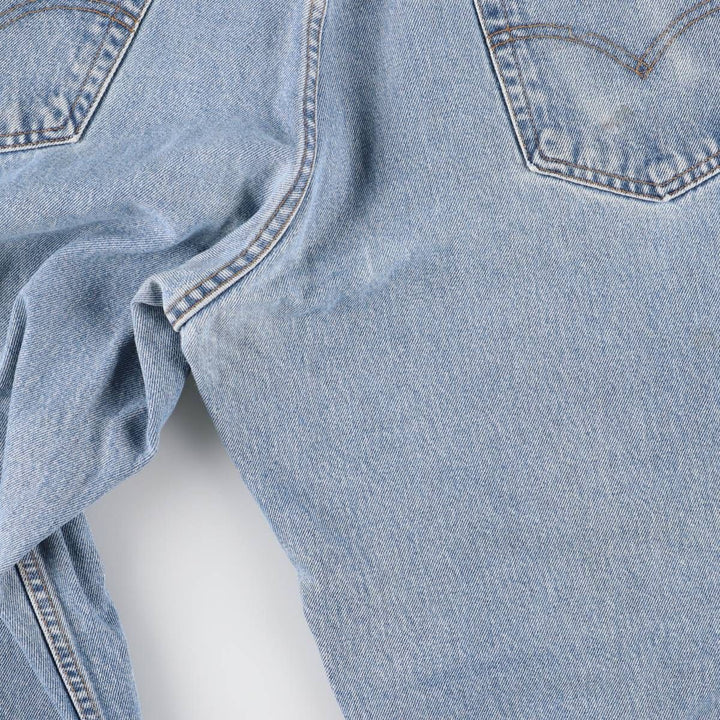 00'S Levi's 550 Relaxed Fit Tapered Denim Pants for Men, W35 cotton Blue type light blue Vintage Second Hand