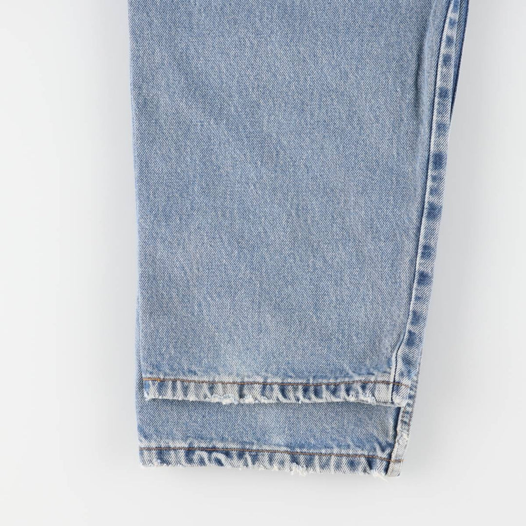 00'S Levi's 550 Relaxed Fit Tapered Denim Pants for Men, W35 cotton Blue type light blue Vintage Second Hand