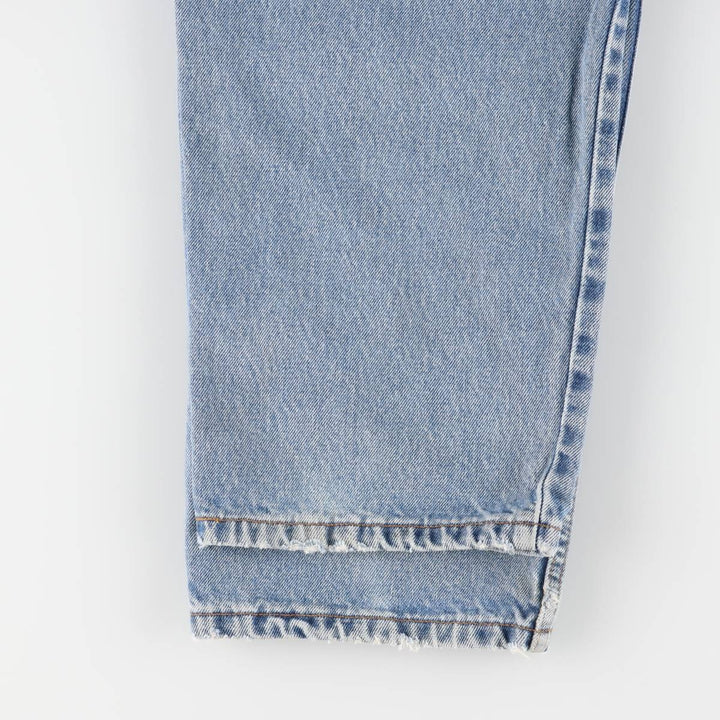 00'S Levi's 550 Relaxed Fit Tapered Denim Pants for Men, W35 cotton Blue type light blue Vintage Second Hand
