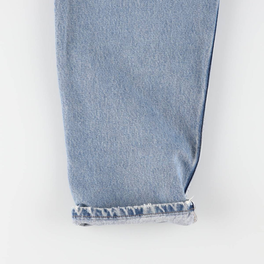00'S Levi's 550 Relaxed Fit Tapered Denim Pants for Men, W35 cotton Blue type light blue Vintage Second Hand