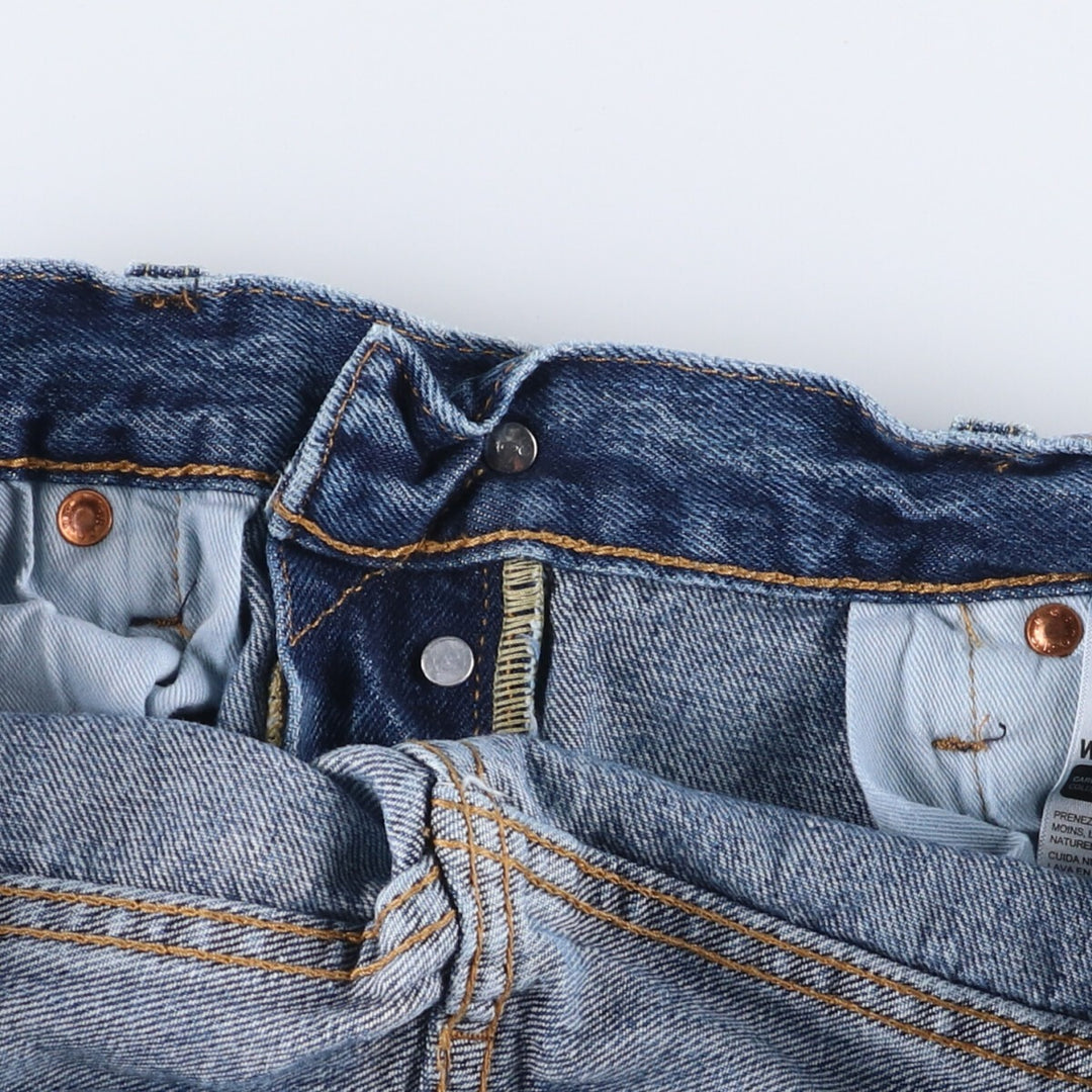 Levi's 501 straight denim pants for men, size W32 cotton blue type Vintage Second Hand