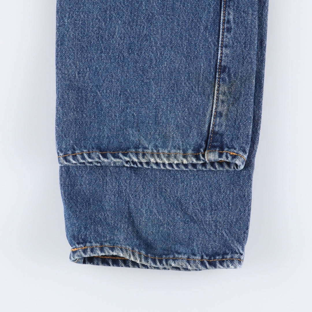 Levi's 501 straight denim pants for men, size W32 cotton blue type Vintage Second Hand
