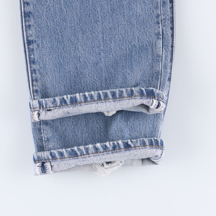 Levi's 501 straight denim pants for men, size W34 cotton Blue type light blue Vintage Second Hand