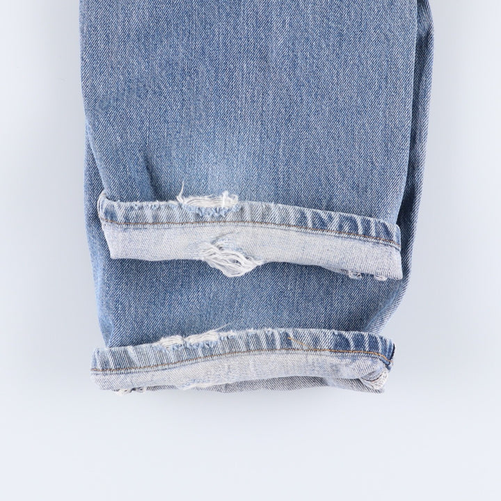 Levi's 501 straight denim pants for men, size W34 cotton Blue type light blue Vintage Second Hand