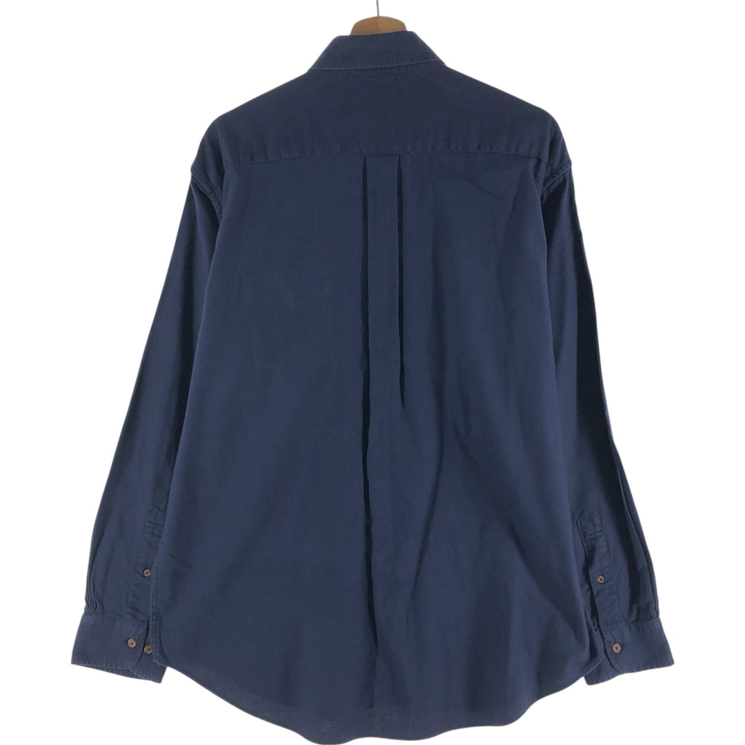 Brooks Brothers 346 long sleeve button-down shirt, men's size L cotton navy blue type Vintage Second Hand