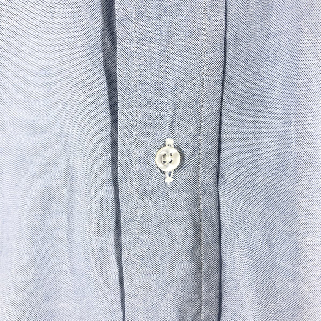 90'S Brooks Brothers MAKERS Long Sleeve Button Down Shirt Made in USA Men's Size L Vintage cotton Blue type light blue Vintage Second Hand