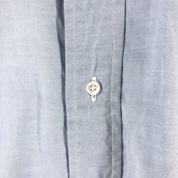 90'S Brooks Brothers MAKERS Long Sleeve Button Down Shirt Made in USA Men's Size L Vintage cotton Blue type light blue Vintage Second Hand
