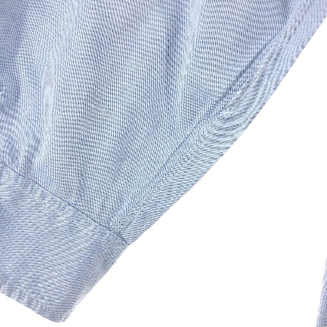 90'S Brooks Brothers MAKERS Long Sleeve Button Down Shirt Made in USA Men's Size L Vintage cotton Blue type light blue Vintage Second Hand