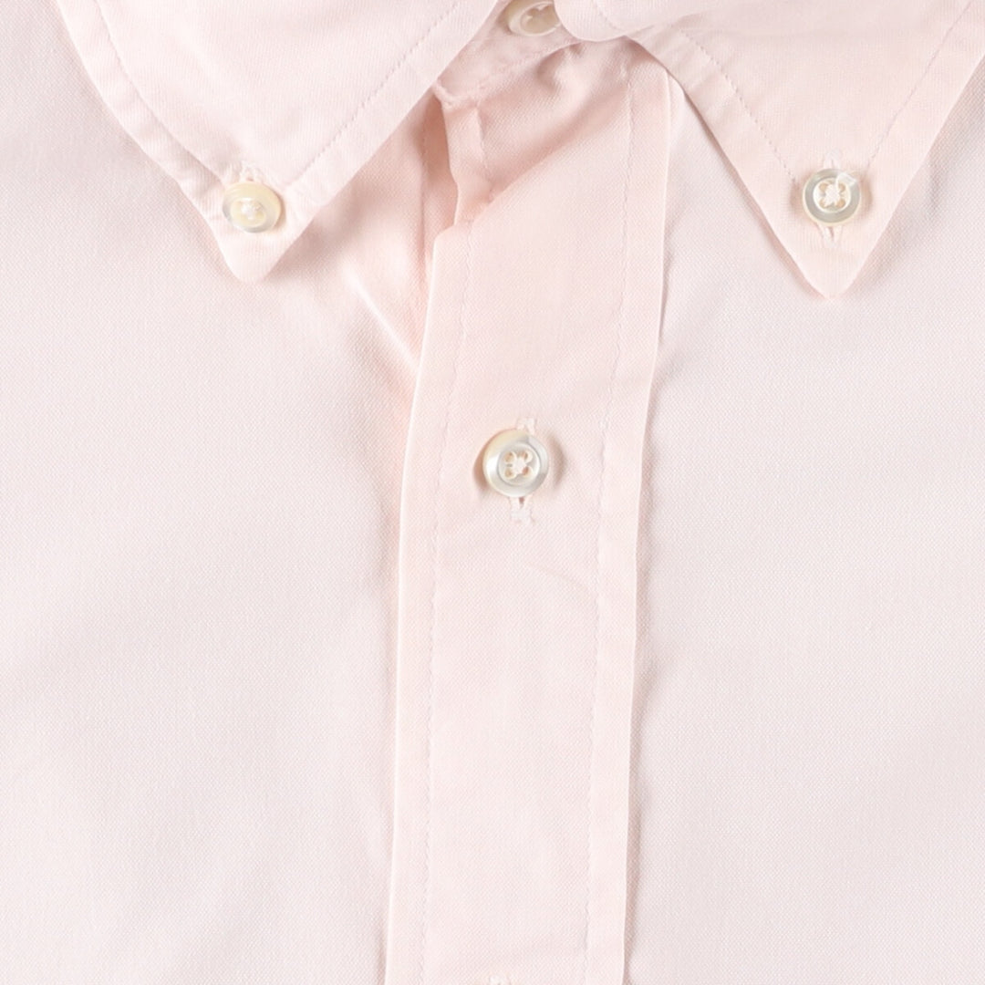 90'S Brooks Brothers MAKERS Long Sleeve Button Down Shirt Made in USA Men's M Size Vintage cotton pink type Vintage Second Hand