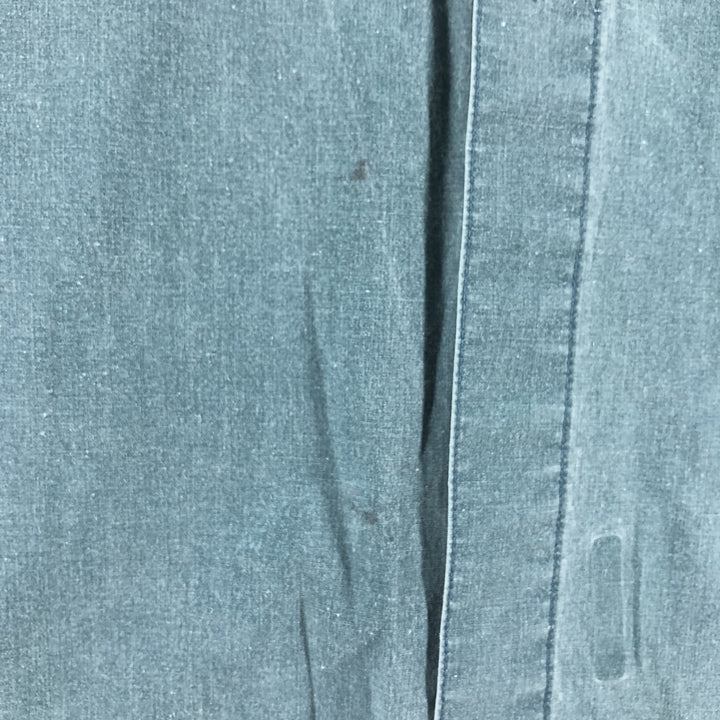 Vintage 1980'S Banana Republic long-sleeved cotton shirt, men's size XL cotton Blue type light blue Vintage Second Hand