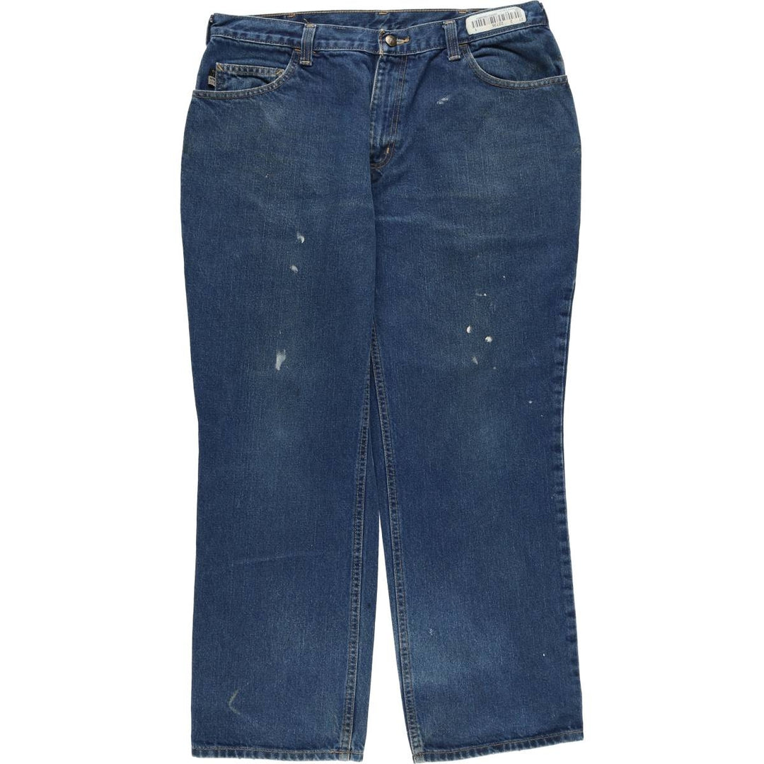 Carhartt FR Series Painted Tapered Denim Pants Men's W36 cotton blue type Vintage Second Hand