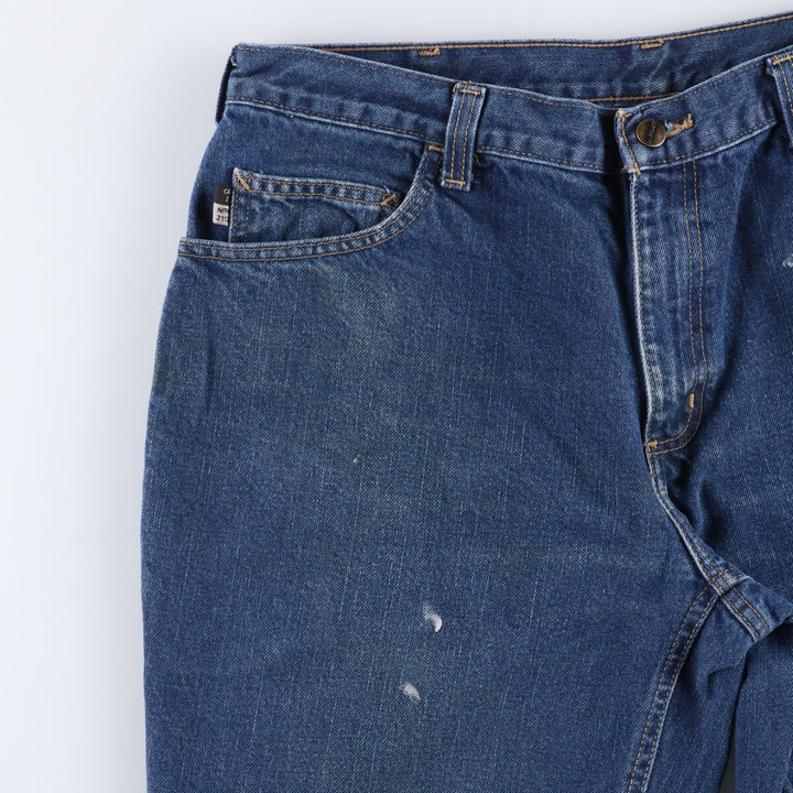 Carhartt FR Series Painted Tapered Denim Pants Men's W36 cotton blue type Vintage Second Hand