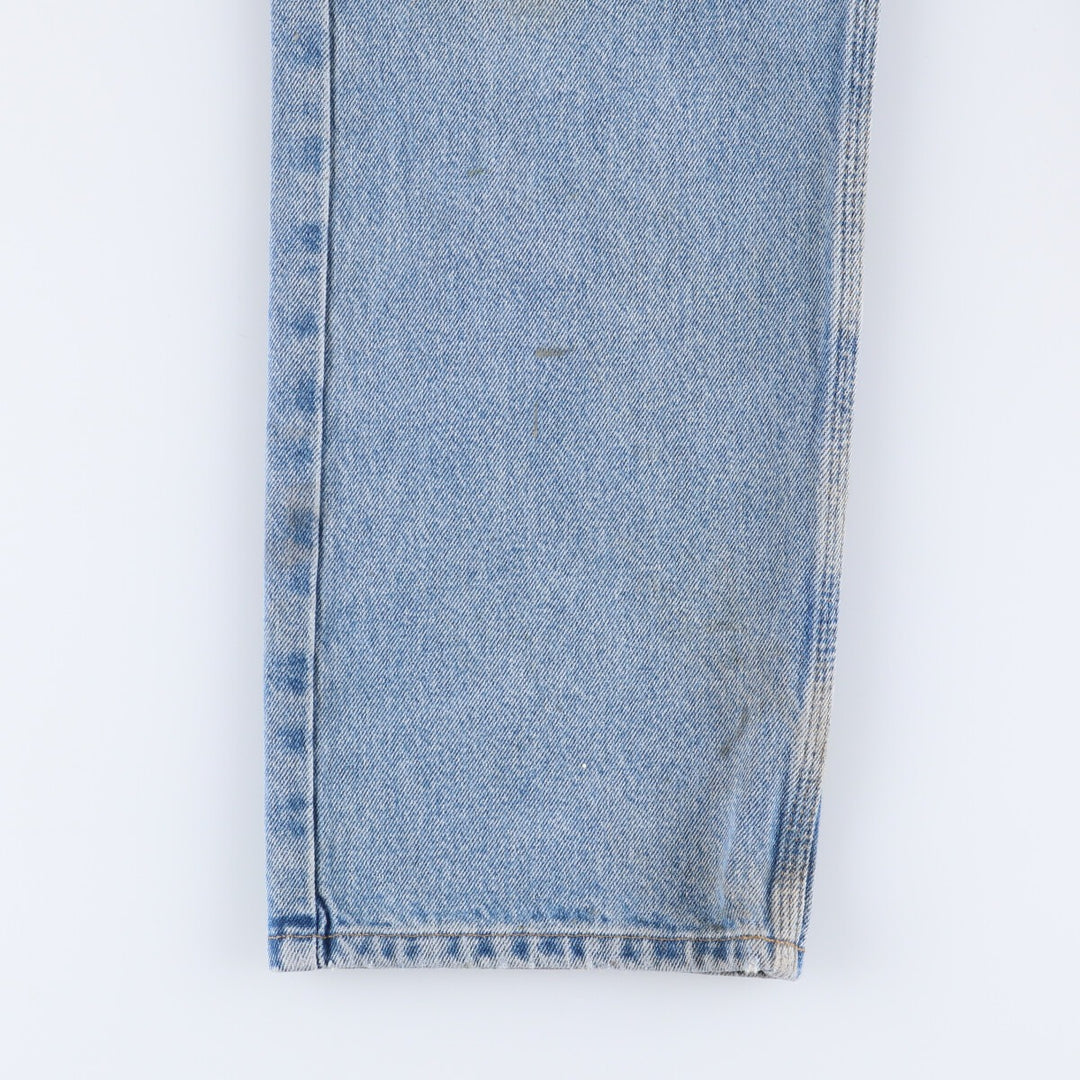 Carhartt Painted Tapered Denim Pants for Men, W35 cotton blue type Vintage Second Hand