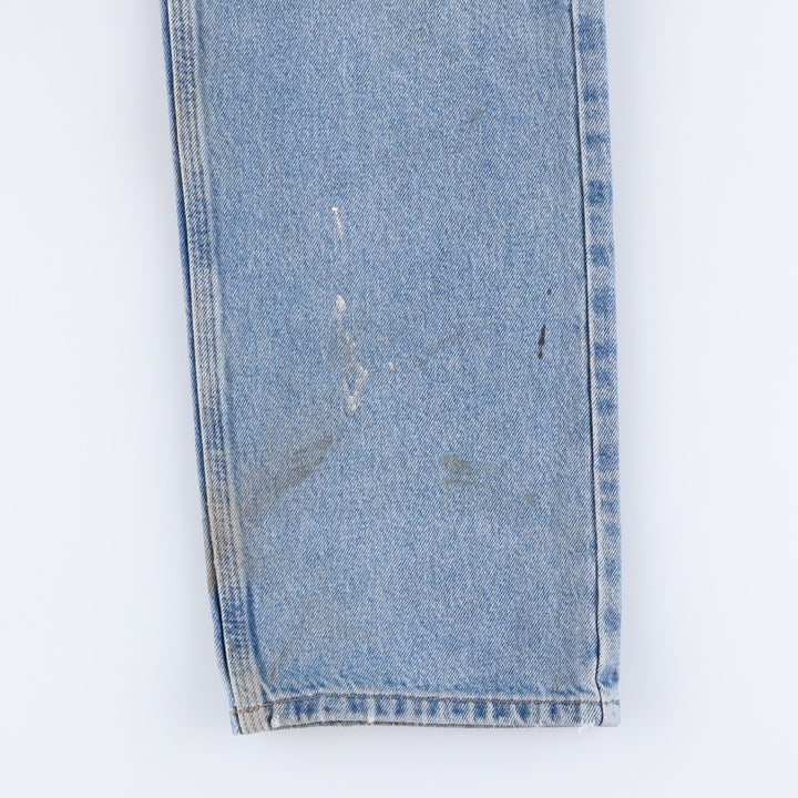 Carhartt Painted Tapered Denim Pants for Men, W35 cotton blue type Vintage Second Hand