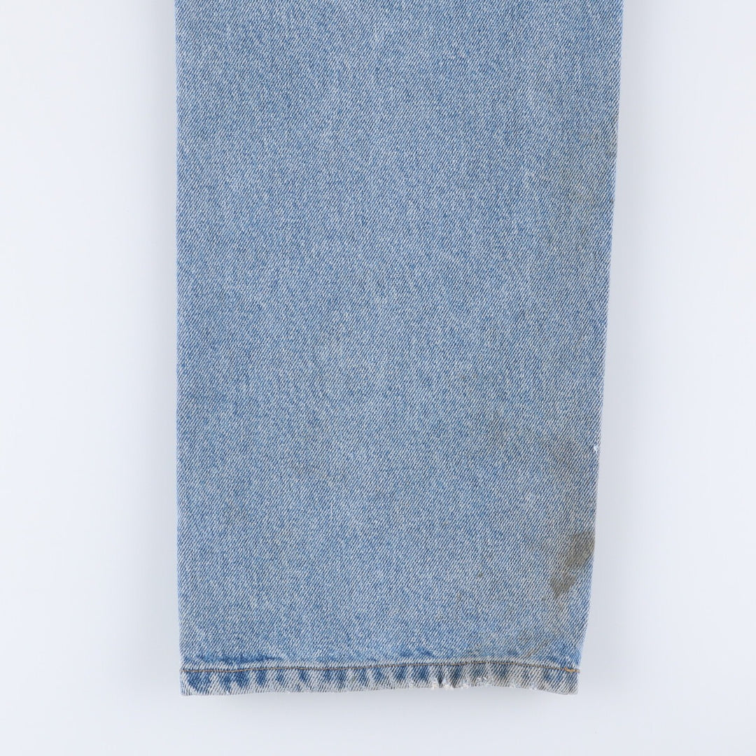 Carhartt Painted Tapered Denim Pants for Men, W35 cotton blue type Vintage Second Hand