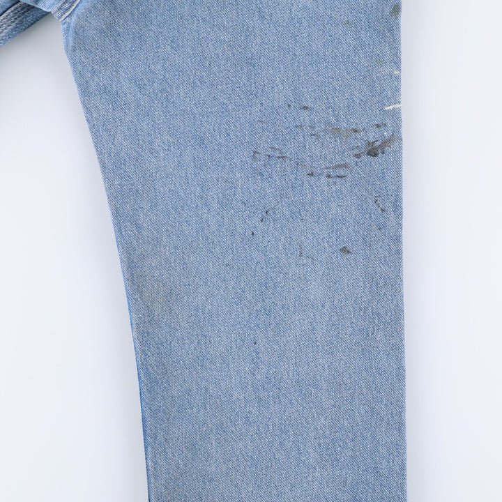 Carhartt Painted Tapered Denim Pants for Men, W35 cotton blue type Vintage Second Hand