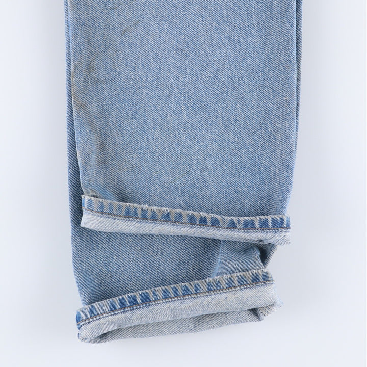 Carhartt Painted Tapered Denim Pants for Men, W35 cotton blue type Vintage Second Hand