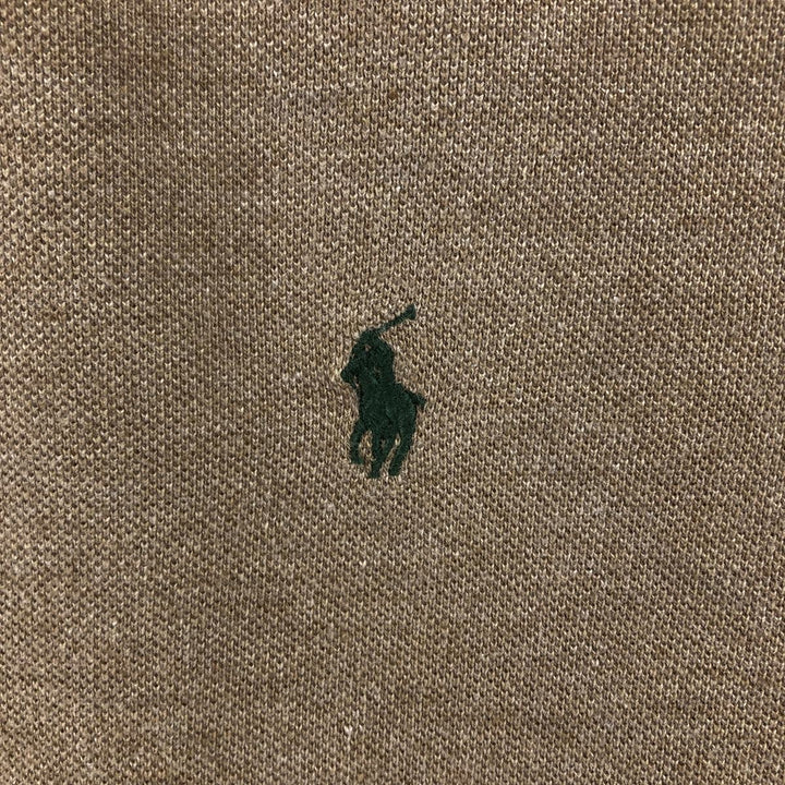Ralph Lauren POLO by Ralph Lauren long sleeve polo shirt, men's size M cotton brown type Vintage Second Hand