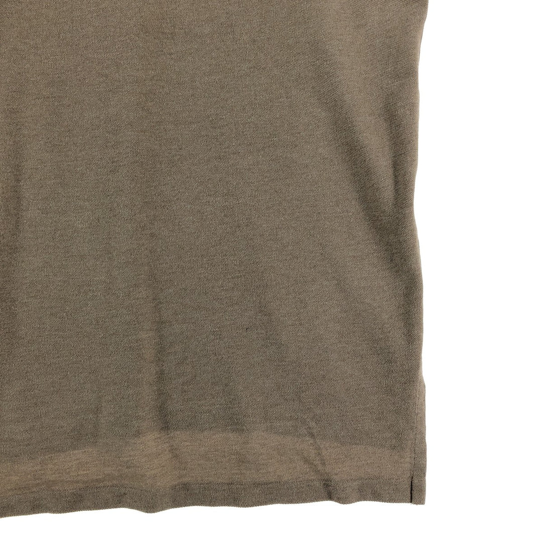 Ralph Lauren POLO by Ralph Lauren long sleeve polo shirt, men's size M cotton brown type Vintage Second Hand