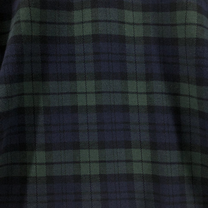 Ralph Lauren POLO by Ralph Lauren Long Sleeve Check Polo Shirt Men's S cotton Green type dark green Vintage Second Hand