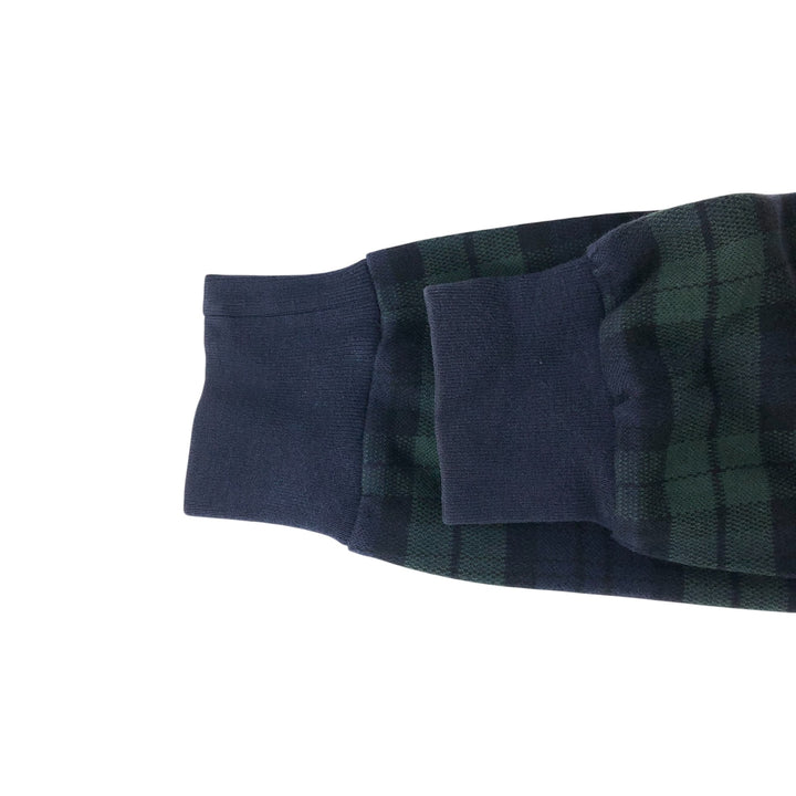 Ralph Lauren POLO by Ralph Lauren Long Sleeve Check Polo Shirt Men's S cotton Green type dark green Vintage Second Hand