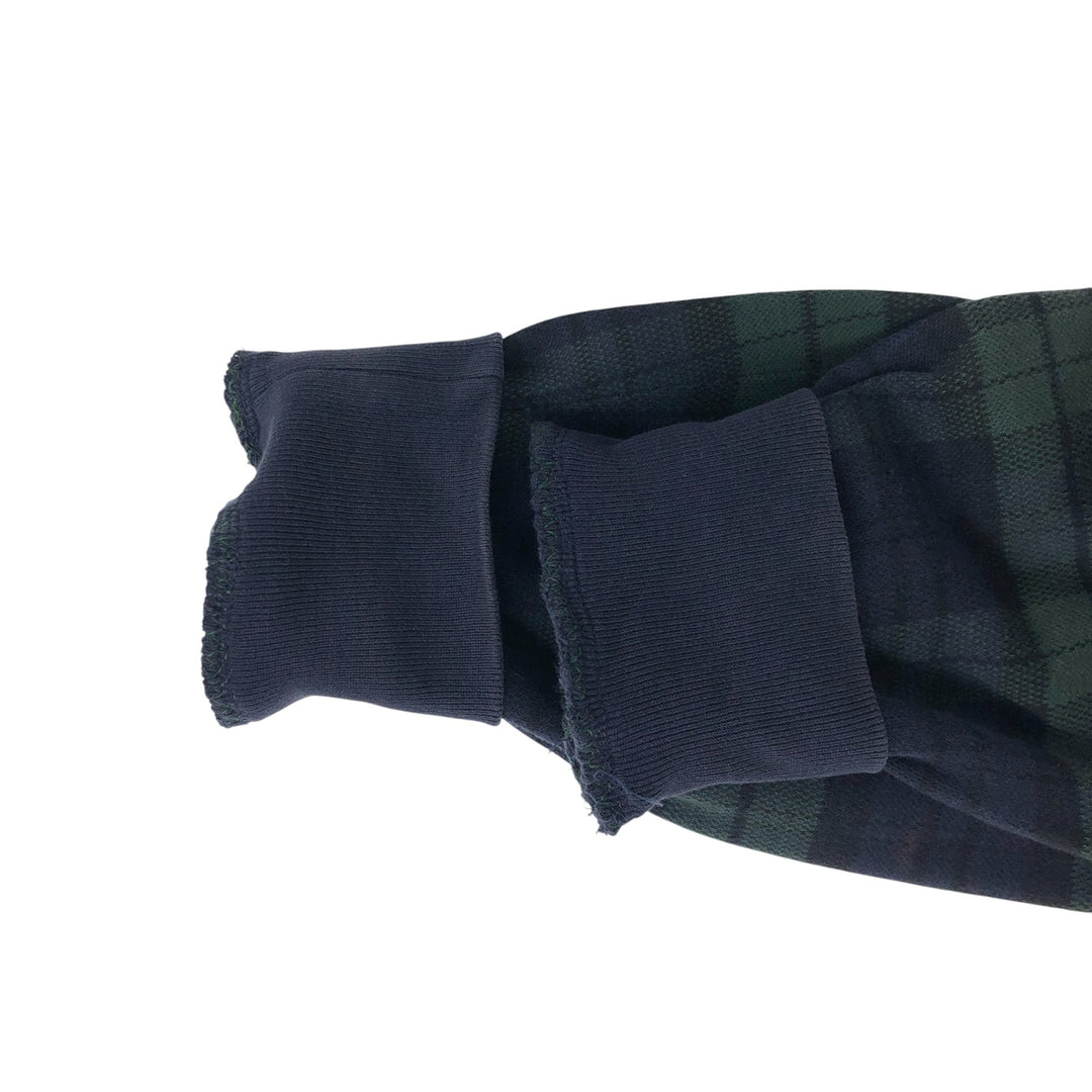 Ralph Lauren POLO by Ralph Lauren Long Sleeve Check Polo Shirt Men's S cotton Green type dark green Vintage Second Hand