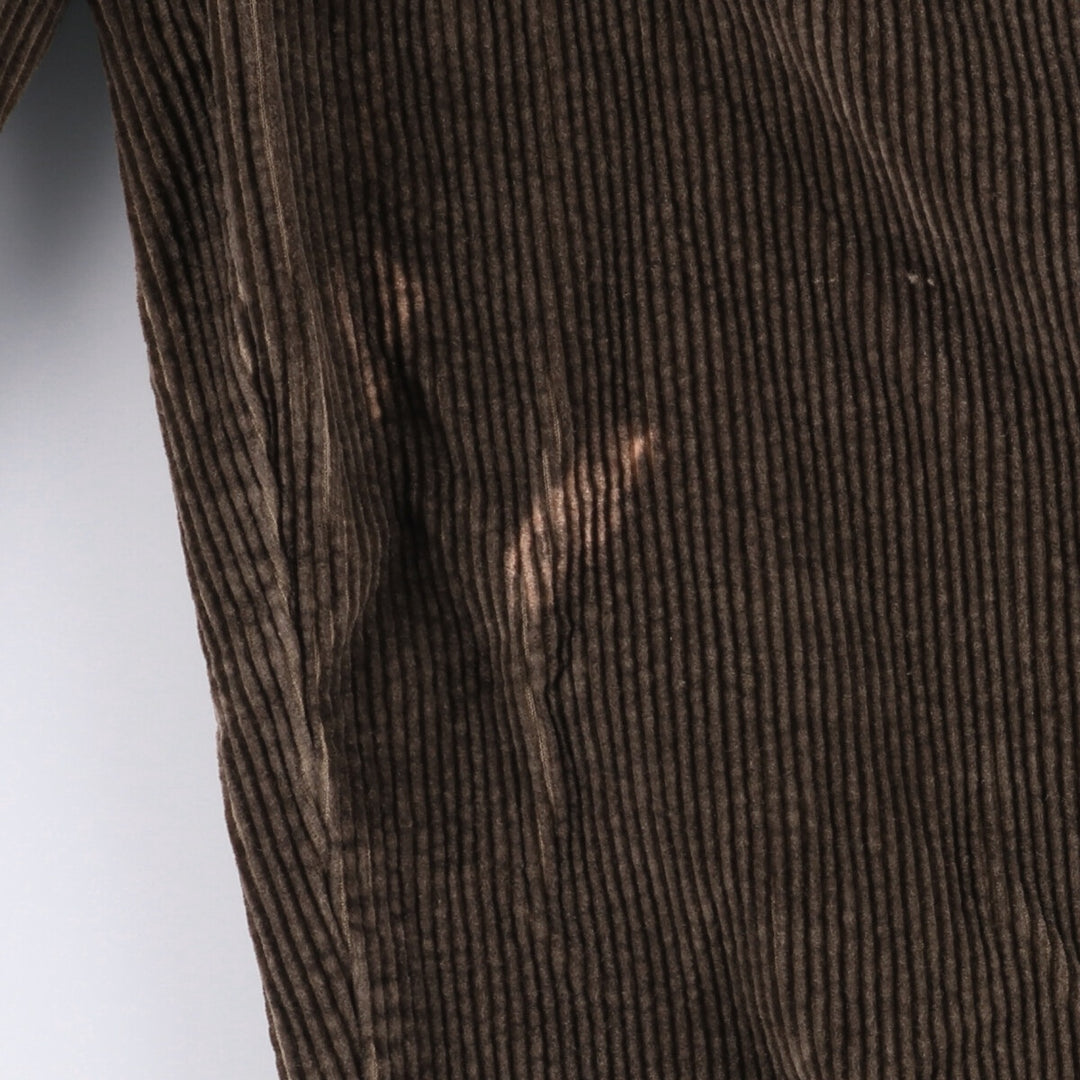 St. John's Bay Two-pleat Corduroy Pants for Men, W32 equivalent cotton brown type Vintage Second Hand