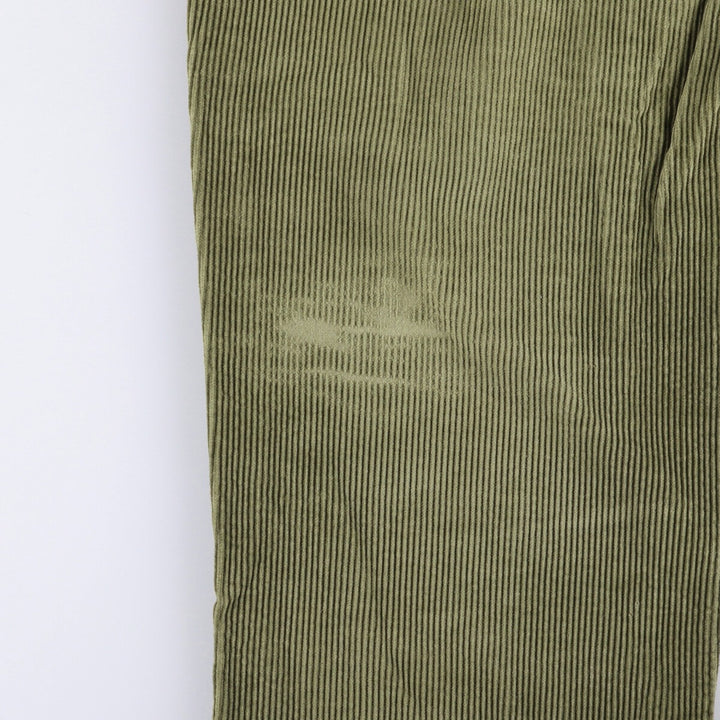 Haggar 2-pleat corduroy pants for men, size W35 cotton Khaki type Vintage Second Hand