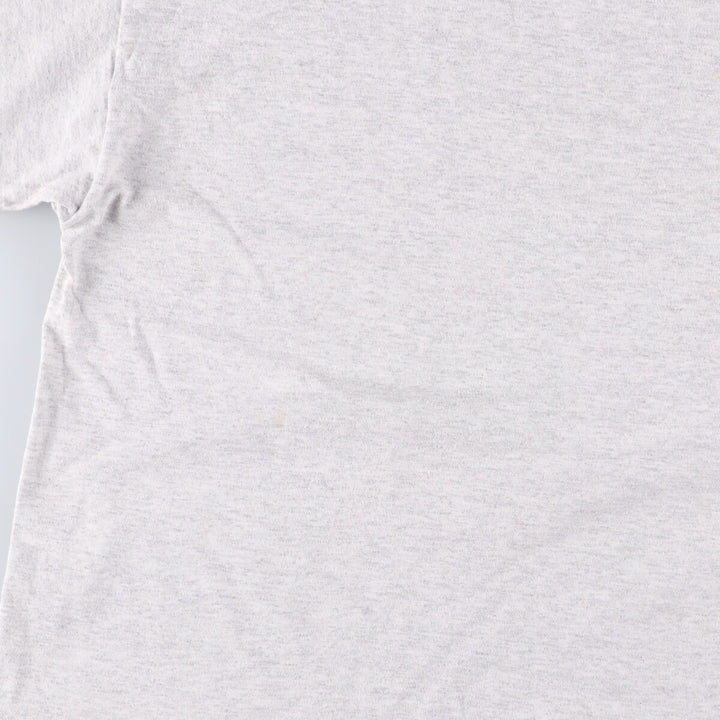 90'S HLMILLER Fish Pattern Back Print Animal T-Shirt Made in USA Men's XL Vintage cotton gray type Vintage Second Hand