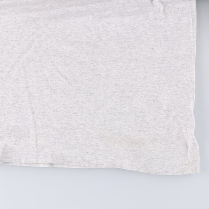 90'S HLMILLER Fish Pattern Back Print Animal T-Shirt Made in USA Men's XL Vintage cotton gray type Vintage Second Hand