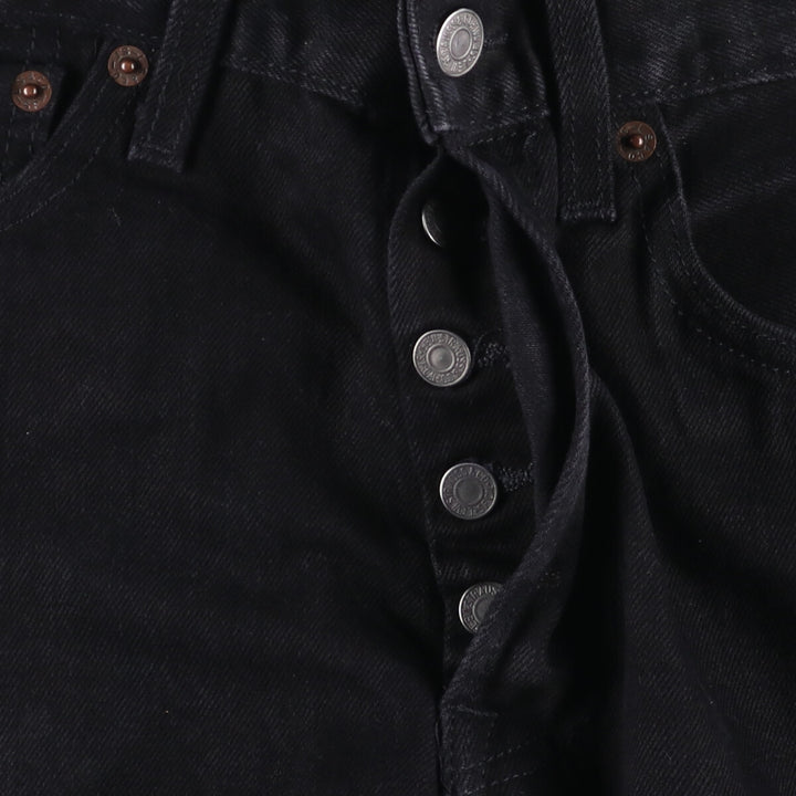 Levi's Levi's 501 Black Denim Straight Denim Pants Men's W32 equivalent cotton black type Vintage Second Hand