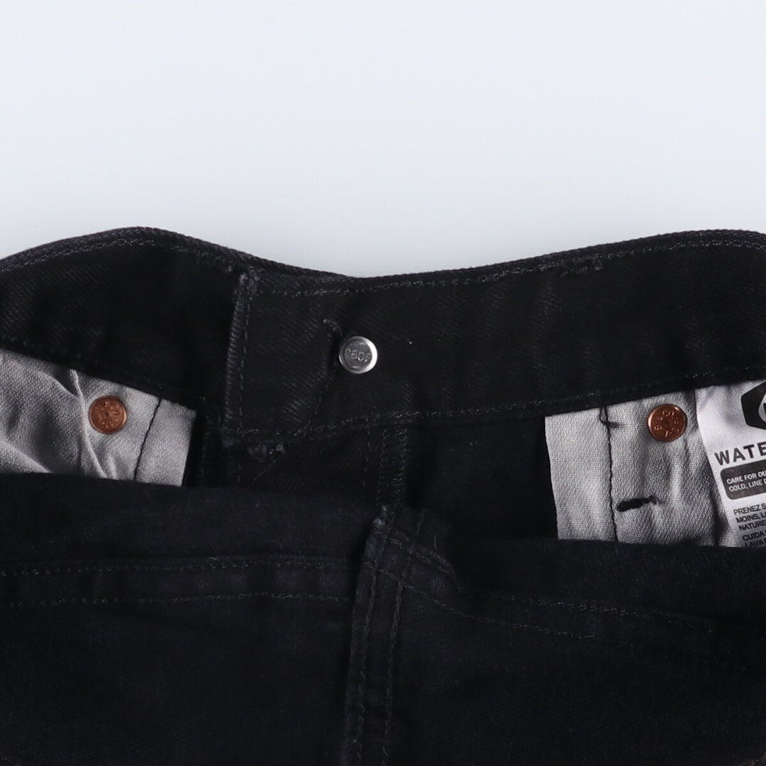Levi's Levi's 501 Black Denim Straight Denim Pants Men's W32 equivalent cotton black type Vintage Second Hand