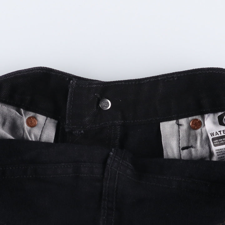 Levi's Levi's 501 Black Denim Straight Denim Pants Men's W32 equivalent cotton black type Vintage Second Hand