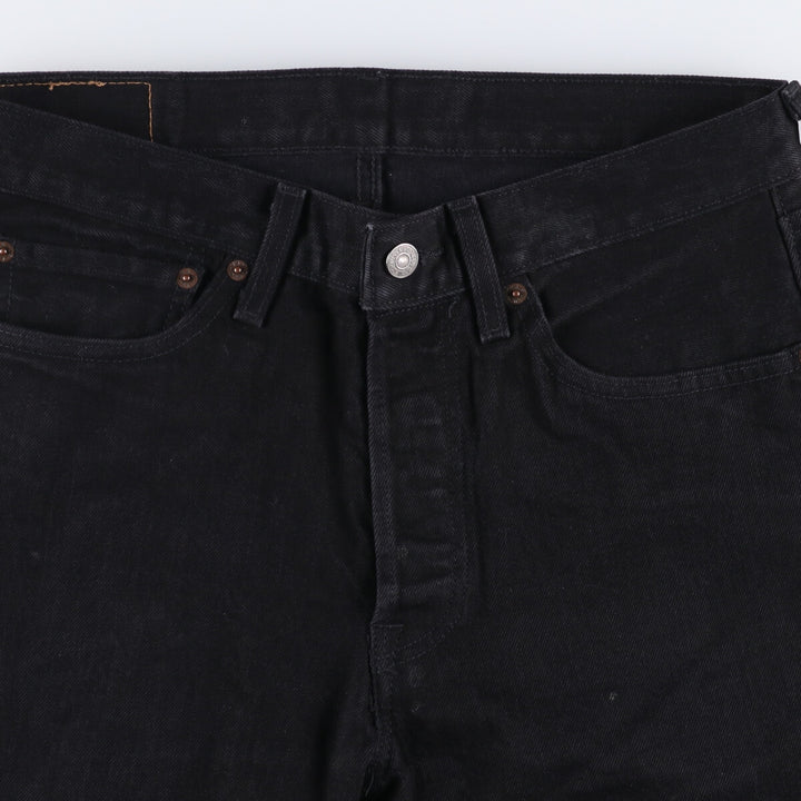 Levi's Levi's 501 Black Denim Straight Denim Pants Men's W32 equivalent cotton black type Vintage Second Hand