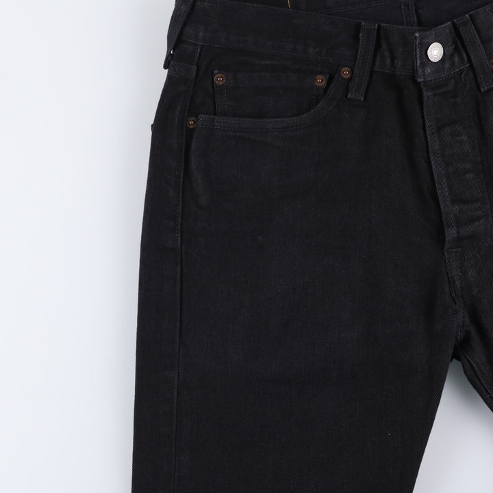 Levi's Levi's 501 Black Denim Straight Denim Pants Men's W32 equivalent cotton black type Vintage Second Hand