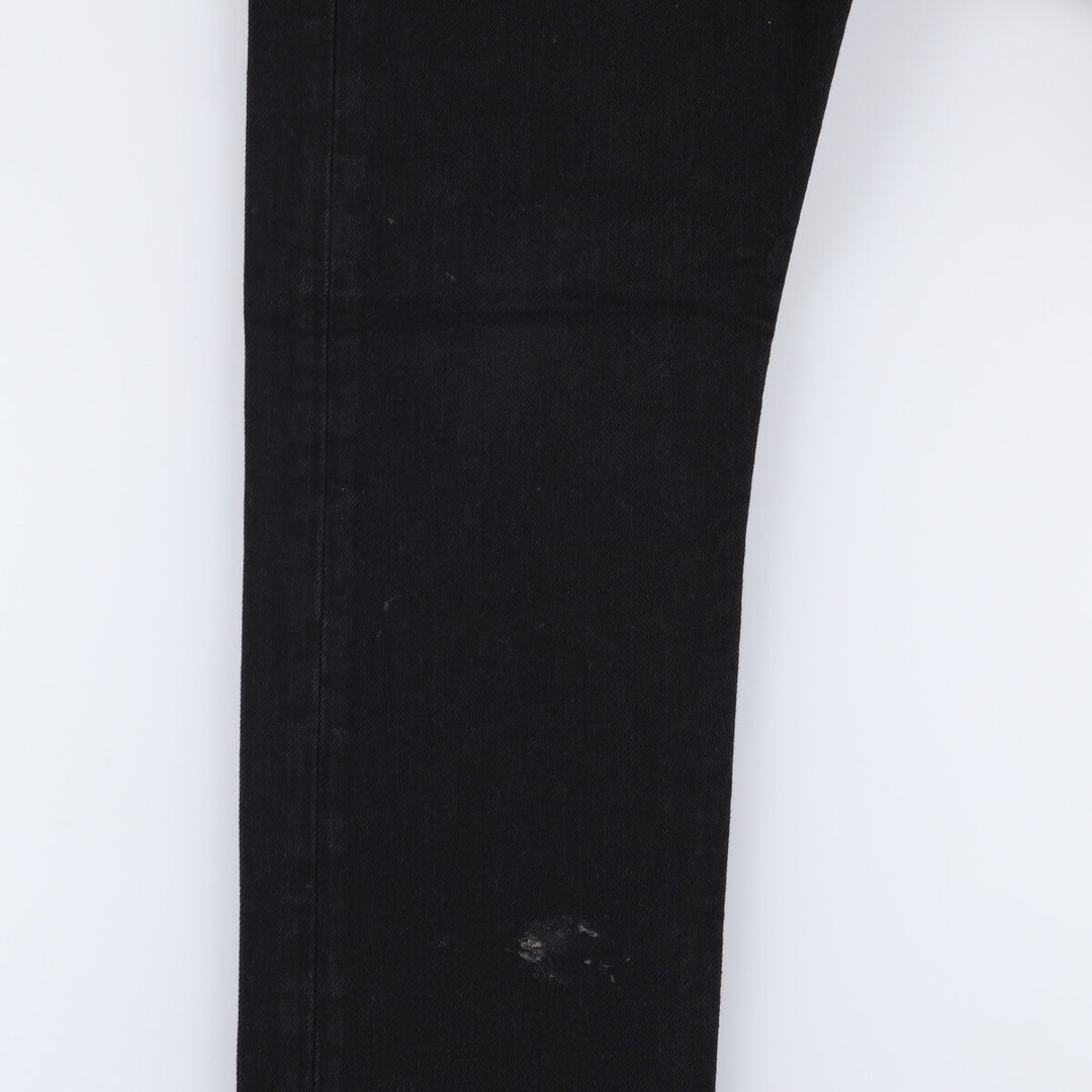 Levi's Levi's 501 Black Denim Straight Denim Pants Men's W32 equivalent cotton black type Vintage Second Hand