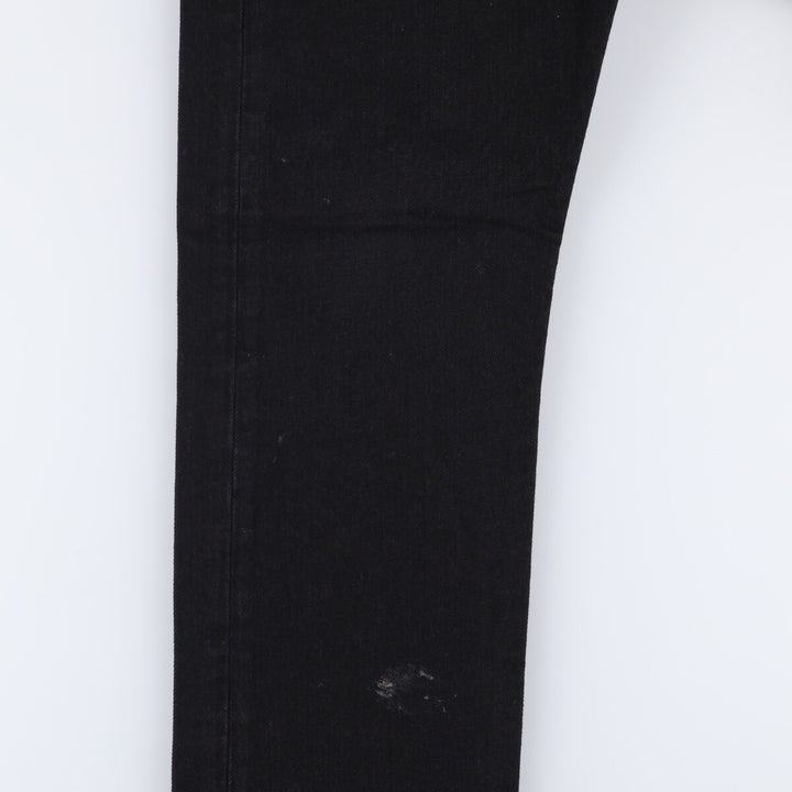 Levi's Levi's 501 Black Denim Straight Denim Pants Men's W32 equivalent cotton black type Vintage Second Hand