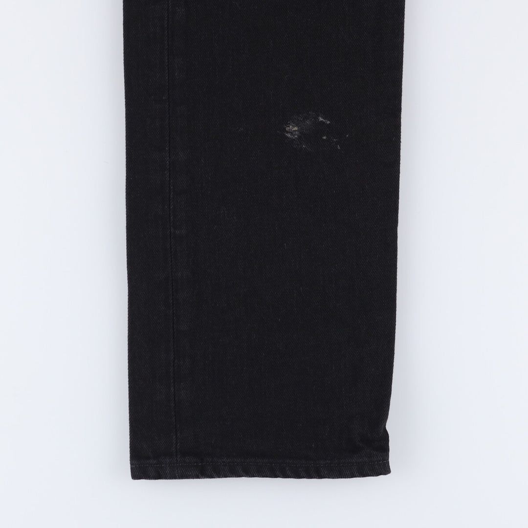Levi's Levi's 501 Black Denim Straight Denim Pants Men's W32 equivalent cotton black type Vintage Second Hand