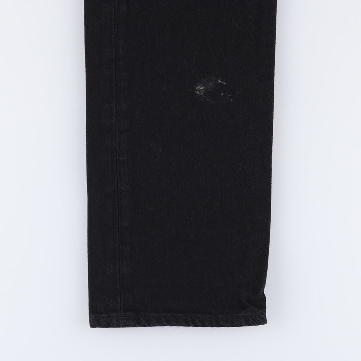 Levi's Levi's 501 Black Denim Straight Denim Pants Men's W32 equivalent cotton black type Vintage Second Hand
