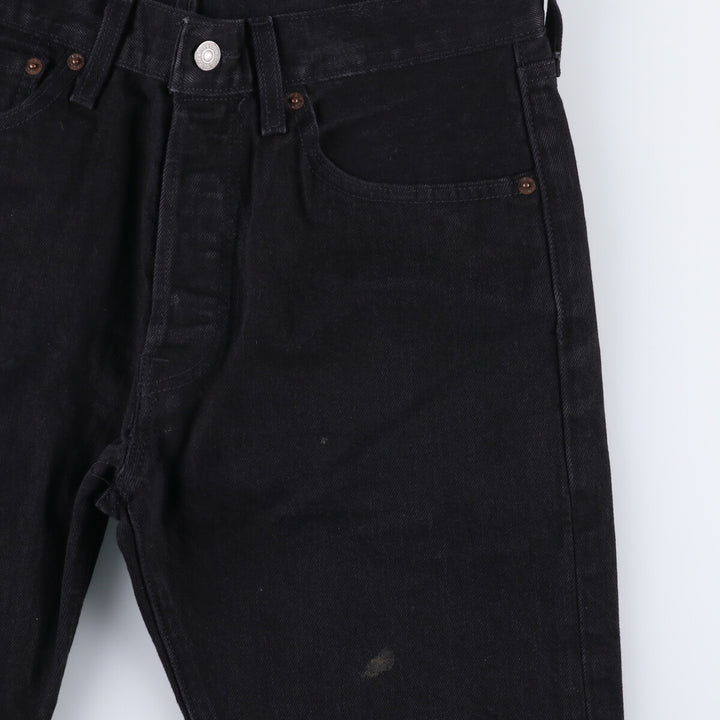 Levi's Levi's 501 Black Denim Straight Denim Pants Men's W32 equivalent cotton black type Vintage Second Hand