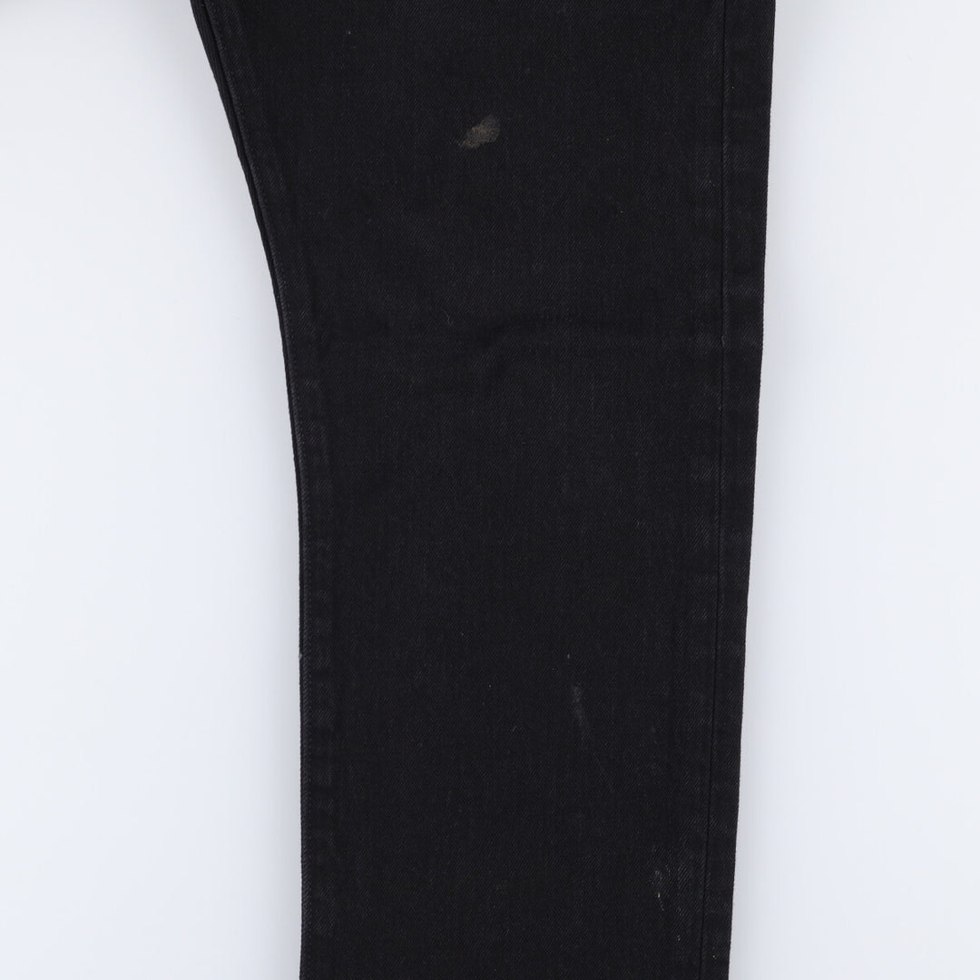 Levi's Levi's 501 Black Denim Straight Denim Pants Men's W32 equivalent cotton black type Vintage Second Hand