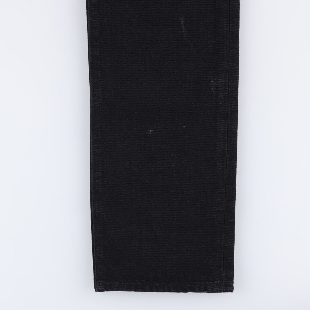 Levi's Levi's 501 Black Denim Straight Denim Pants Men's W32 equivalent cotton black type Vintage Second Hand