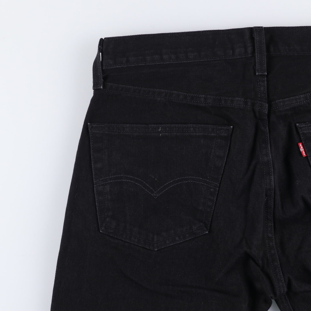 Levi's Levi's 501 Black Denim Straight Denim Pants Men's W32 equivalent cotton black type Vintage Second Hand