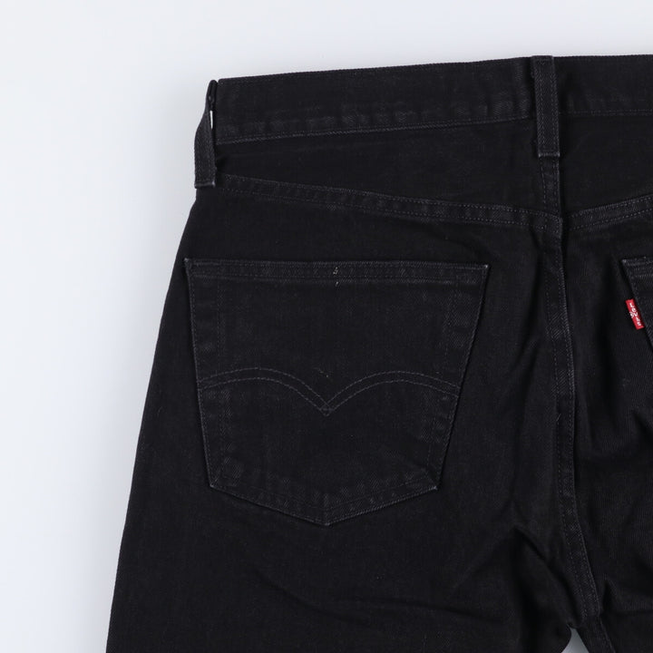 Levi's Levi's 501 Black Denim Straight Denim Pants Men's W32 equivalent cotton black type Vintage Second Hand