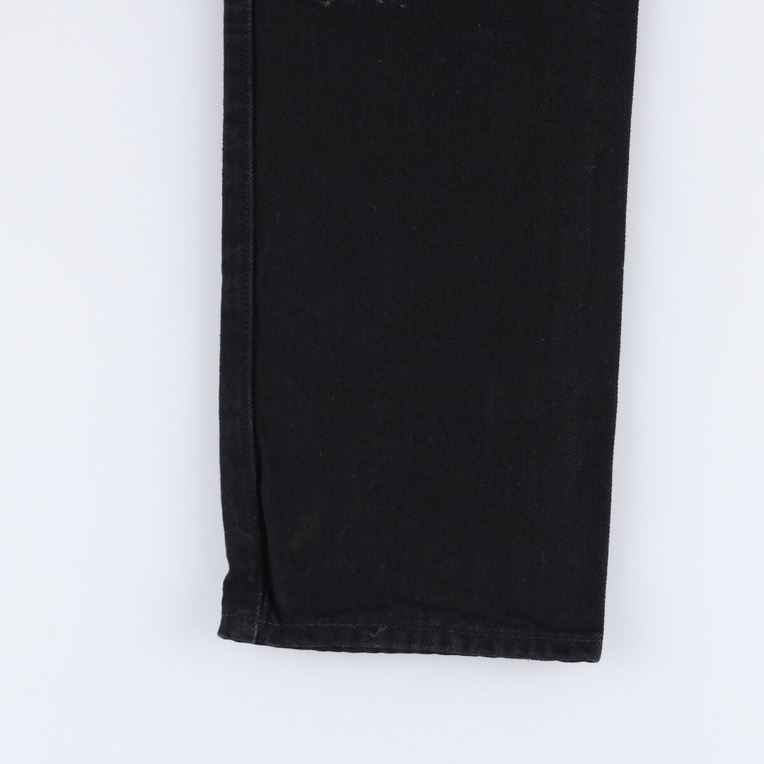 Levi's Levi's 501 Black Denim Straight Denim Pants Men's W32 equivalent cotton black type Vintage Second Hand