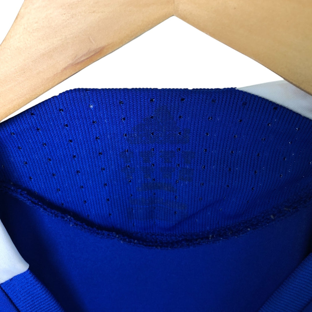 00'S Adidas France national soccer team uniform game shirt men's XL size polyester blue type Vintage Second Hand